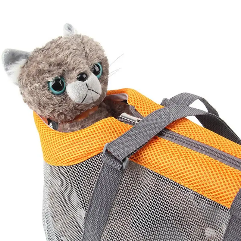 Dog Bags Portable Dog Carrier Bag Mesh Breathable Carrier Bags for Small Dogs Foldable Cats Handbag Travel Pet Bag Transport