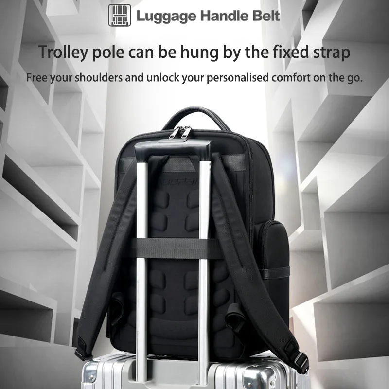 bopai men’s business backpack large capacity 15.6 inch laptop backpack outdoor school backpack fashion travel shoulder bag BOPAI Men’s Business Backpack Large Capacity 15.6 Inch Laptop Backpack Outdoor School Backpack Fashion Travel Shoulder Bag 5