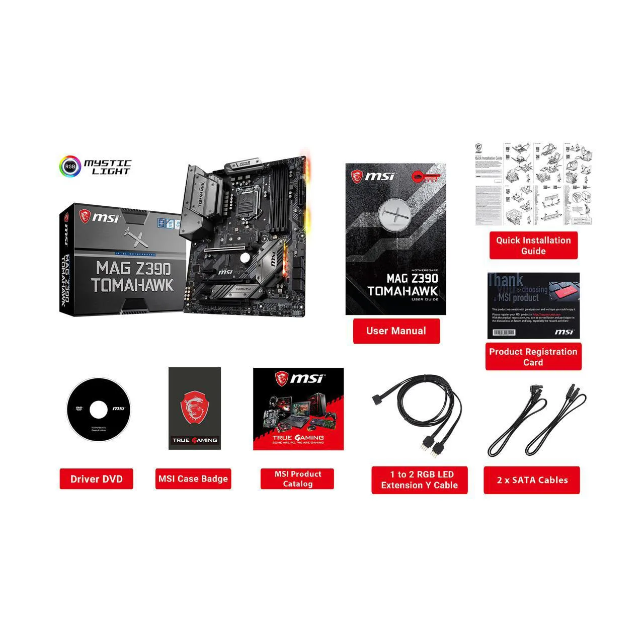 TomahawkマザーボードMSI-MAG z390 tomahawik,intel core z390