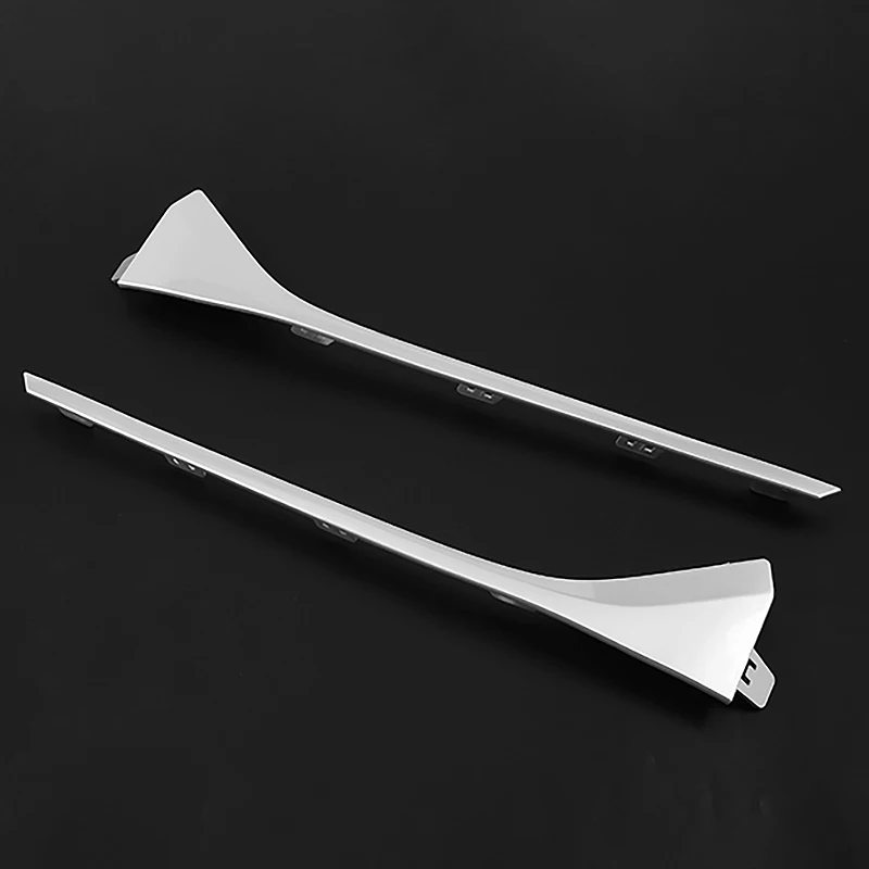 ABS Chrome Replacement Front Fog Light Cover Trim Strips For-BMW X1 F48 2020