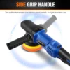 DayPlus Polisher 5000W Dual Action Car Polisher, Random Orbital Polisher Car Buffer Polisher 6 Variable Speed for car Detailing 4