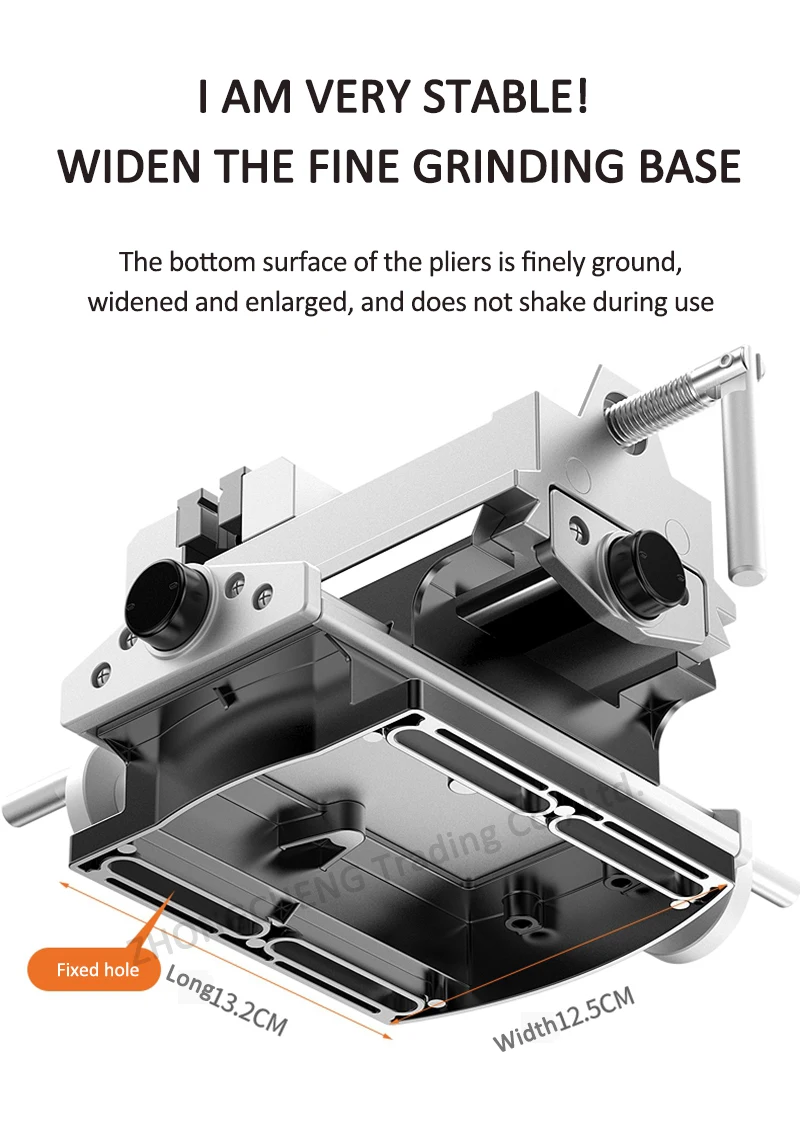 Vise wrench with double fine-tuning Precision Universal Industrial-grade Heavy-d