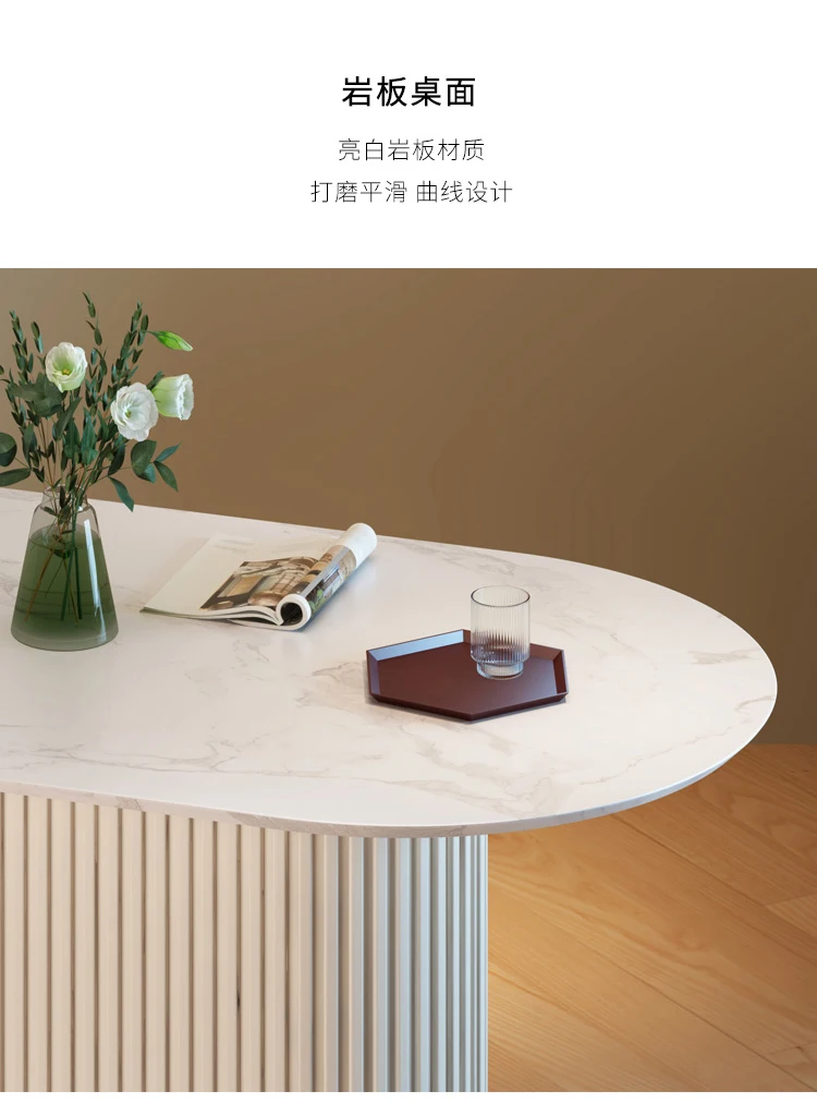 Description Picture 6 of itemCenter Console Dining Table Restaurant Mobile Stone 4 Chairs Kitchen Table Appoint Lounge Mesa De Jantar Kitchen Furniture