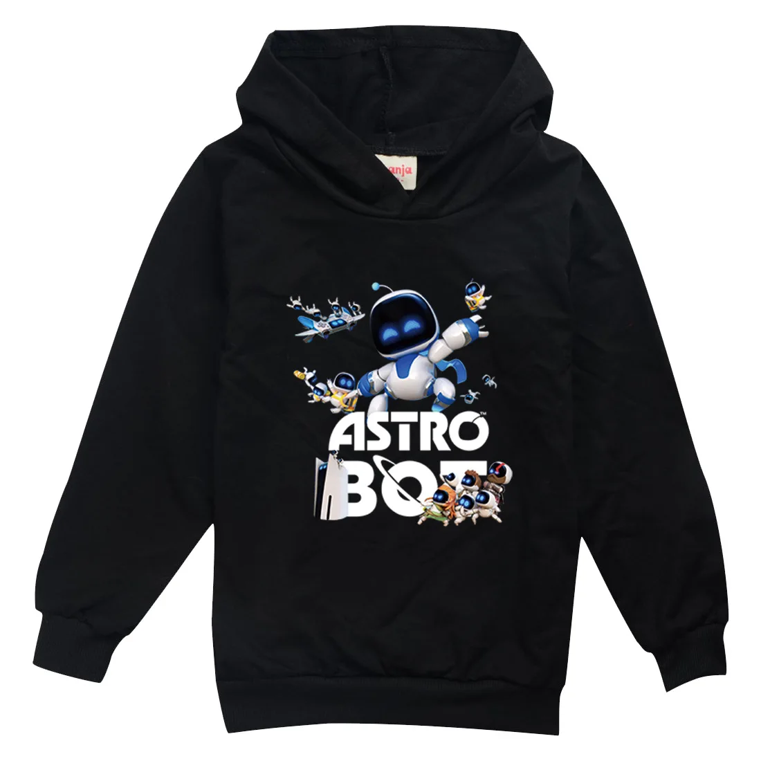 Game Astro Bot Hoodie Kids Comic Clothes for Teens Girl Pullover Long Sleeve Coats Boys Soft Fabric Outerwear Children Clothing 2