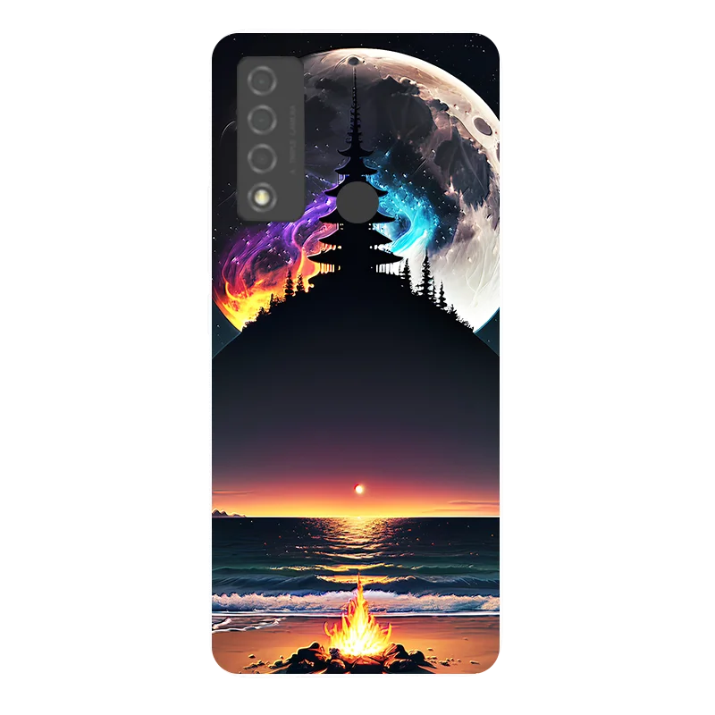Lovely Panda Wolf Soft Silicone Back Cover