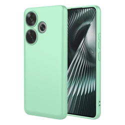 Ultra-Durable Flexible Liquid Silicone TPU Protective Case for Xiaomi Redmi Smartphones (Light Green)