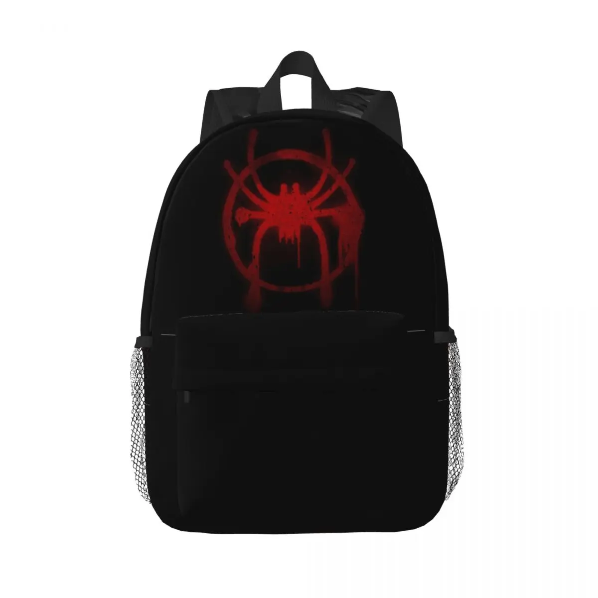 

Miles Morales Spider Symbol Backpacks Boy Girls Bookbag Fashion Students School Bags Travel Rucksack Shoulder Bag Large Capacity
