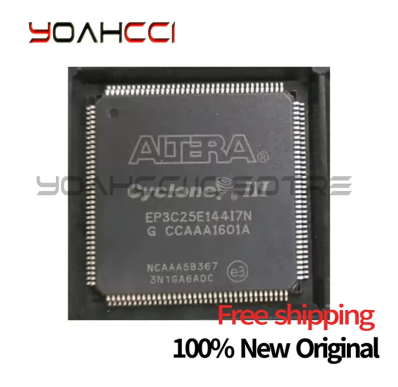 

(1-10piece)100% NEW original EP3C25E144I7N package QFP144 free shipping