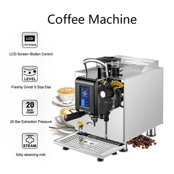 CM-079 Automatic Coffee Machine with 20BAR High Pressure Water Pump for Home Office Coffee Makers 220V Home Kitchen Appliances