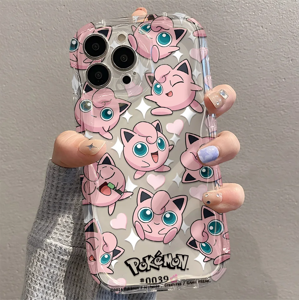 Anime-inspired Wave Design Soft TPU Phone Case
