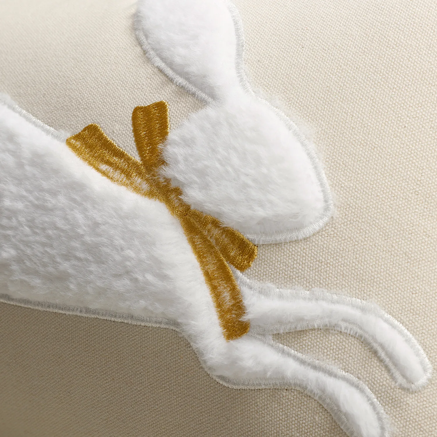 Neuer Osterhasen-Handtuch-gestickter Kissenbezug Cojines Spring Garden Outdoor Baumwolle und Leinen bestickter Überwurf-Kissenbezug – Detail 22