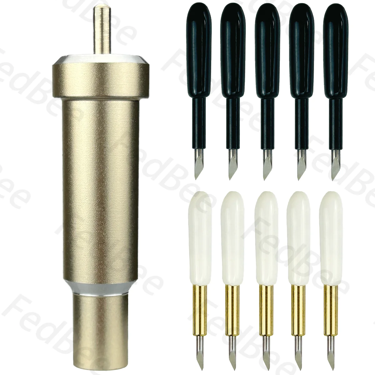 5Pcs Cricut Deep Point Blade + 5Pcs Deep Point Blade + 1Pc Housing Per Cricut Maker 3 2 1 Explore 1 2 3 Air Venture Gold Holder
