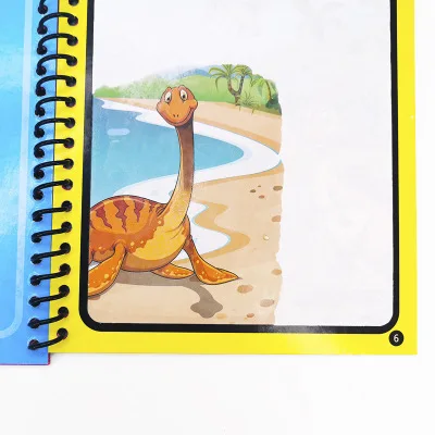 Magical Book Water Coloring Books Drawing Cartoons Books with Doodle Pen Painting Board Gift for Kids Early EducationToys 2