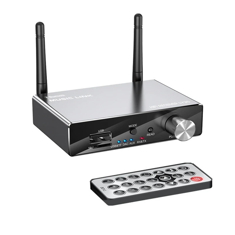 

Черный Bluetooth приемопередатчик, металлический Bluetooth-трансивер, Hi-Fi аудио AUX-приемник, адаптер 3,5 мм