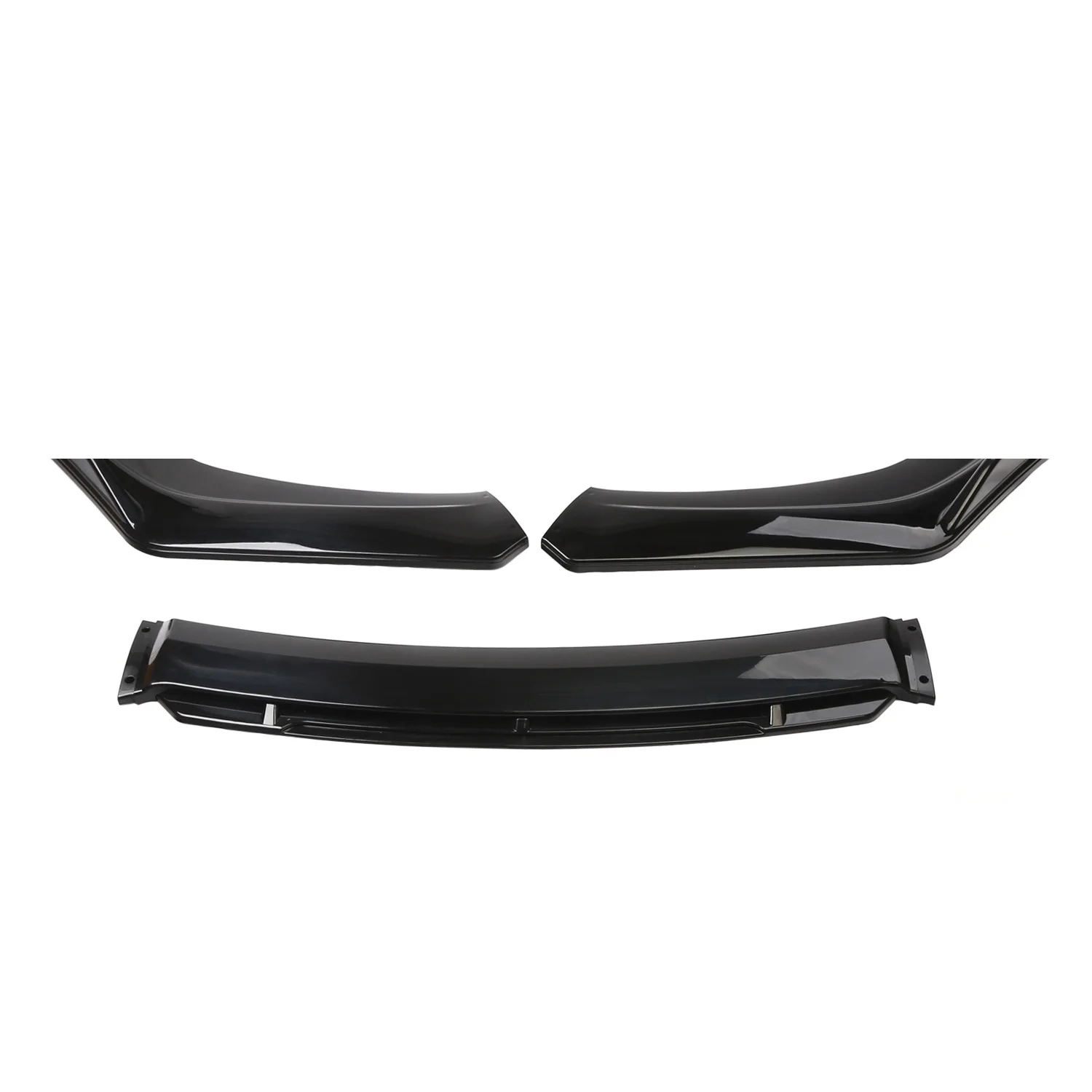 Car Front Bumper Lip Body Kit General 3-section Front Shovel Automobile 4-section With lip Surrounding Bumper auto exterior parts