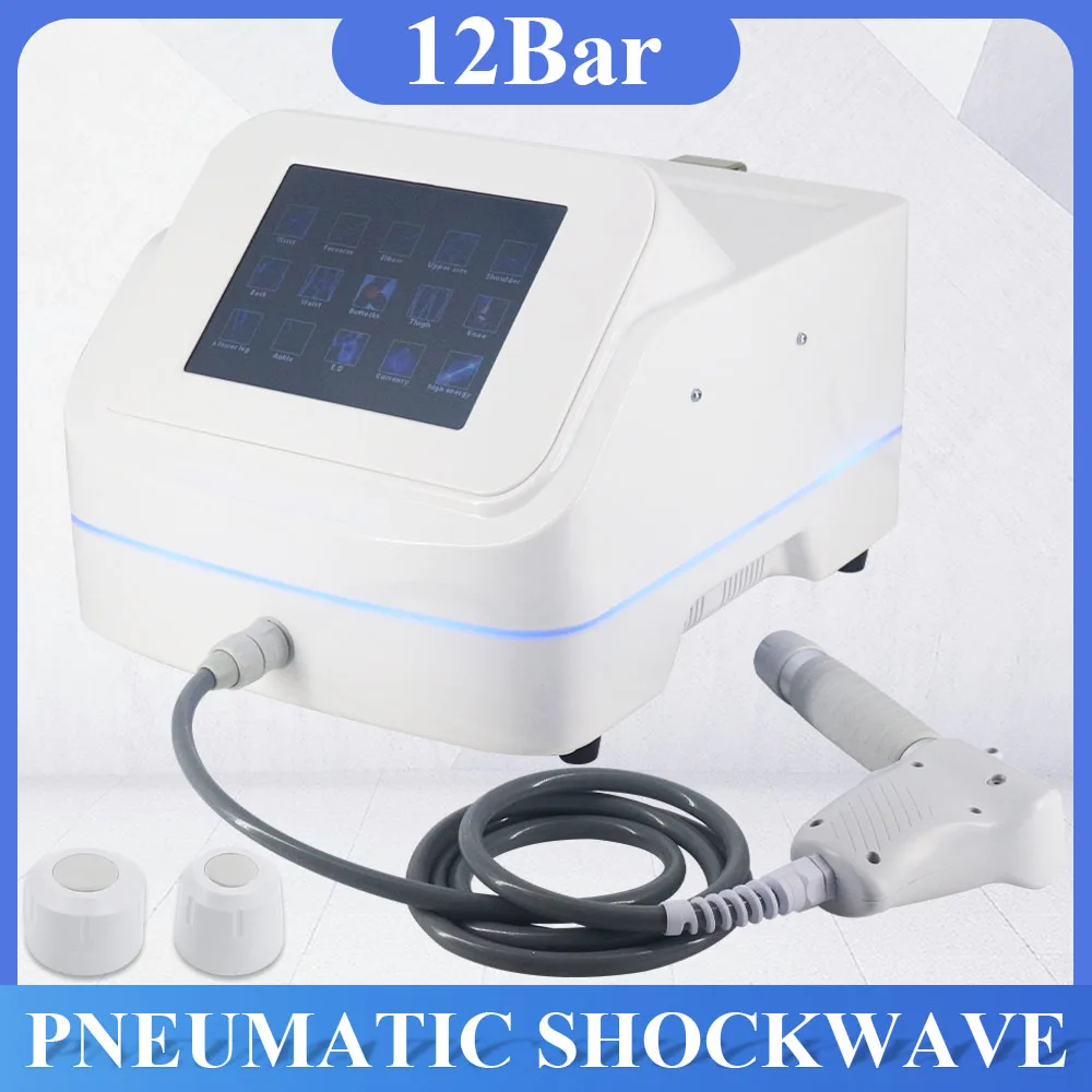 

12Bar Pneumatic Shock Wave For ED Treatment Pain Relief Massage Professional Shockwave Therapy Machine Body Relaxation Massager