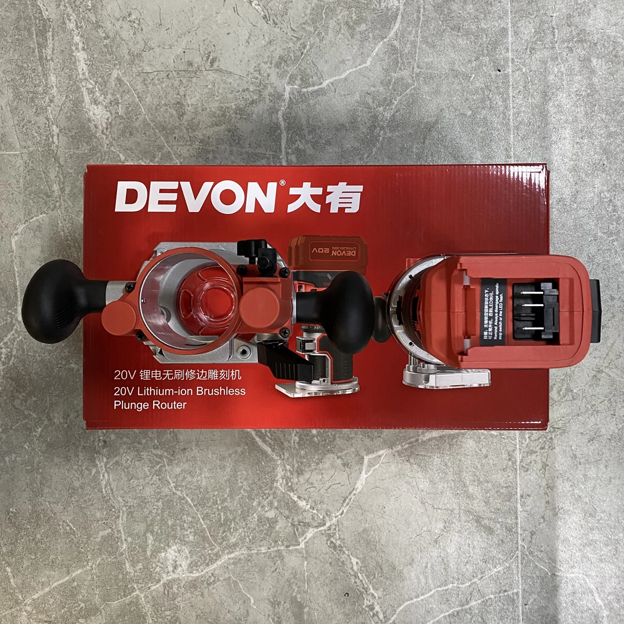 DEVON 전기 목공기계 리튬 배터리 목재 가공기, 목재 드릴링 및 조각기, 절단기 20V
