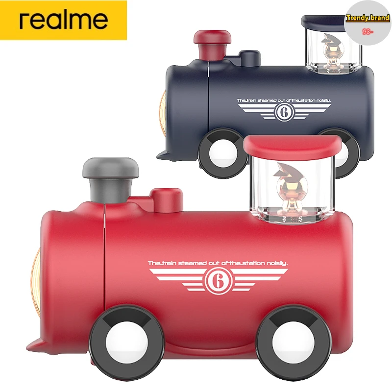 Realme Pinkah Children's Vacuum Flask 290ml Cartoon Train Shape Kid Water Bottle Portable Leak-proof Thermos Cute Kid's Gift