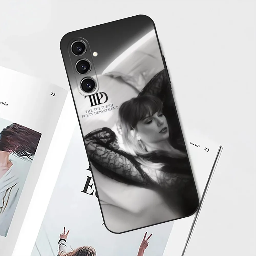 thumbnail image 1 of Funda para teléfono T-TaylorS TTPD S-SwiftS para Samsung S24,21,22,23,30,Ultra,S20,Plus,Fe,Lite,Note,10,9,5G, color negro, 1 of 5