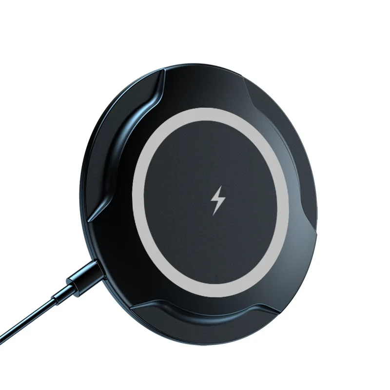 

15W Wireless Charger For iPhone 14 13 12 11 Pro XS Max Mini X XR Desktop Circular Fast Wireless Charging Pad For Samsung Huawei
