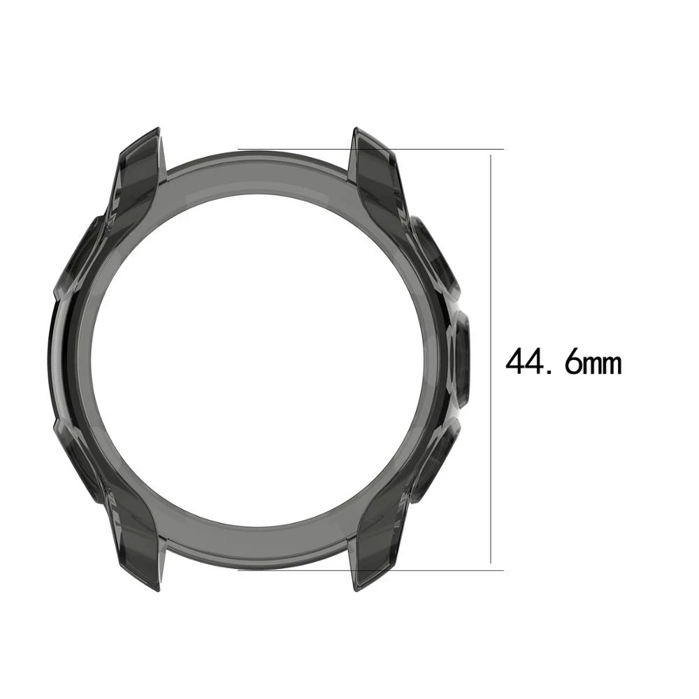 TPU Watch Case Bracelet Protective Watch Cover Hard Shockproof Screen Protector for Garmin Forerunner 245M /245