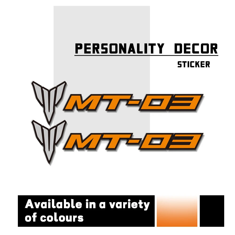 

3D Motorcycle Reflective Yamaha Sticker Fuel Tank Body Helmet Logo Creative Waterproof Decals for Yamaha MT03 MT-03 MT 03