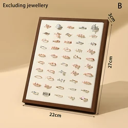 Vintage Ring Display Stand with Large Capacity for Jewelry Storage and Display (B)