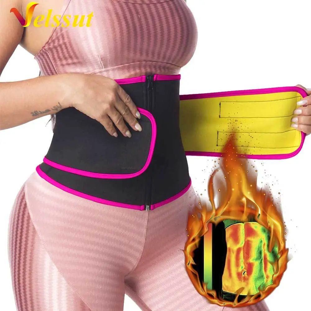 

Velssut Slimming Belt for Women Sweat Neoprene Body Shapers Hot Thermal Shapewear Sauna Gym Fitness Waist Trainer Support Corset