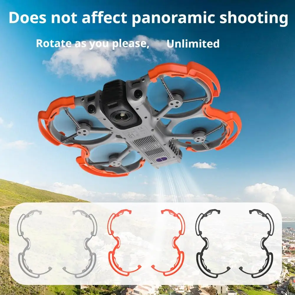 Propellerschutz für DJI Avata 360, leichter orangefarbener Drohnen-Propellerschutz, schlagfester Schutz, Drohnenzubehör – Detail 8