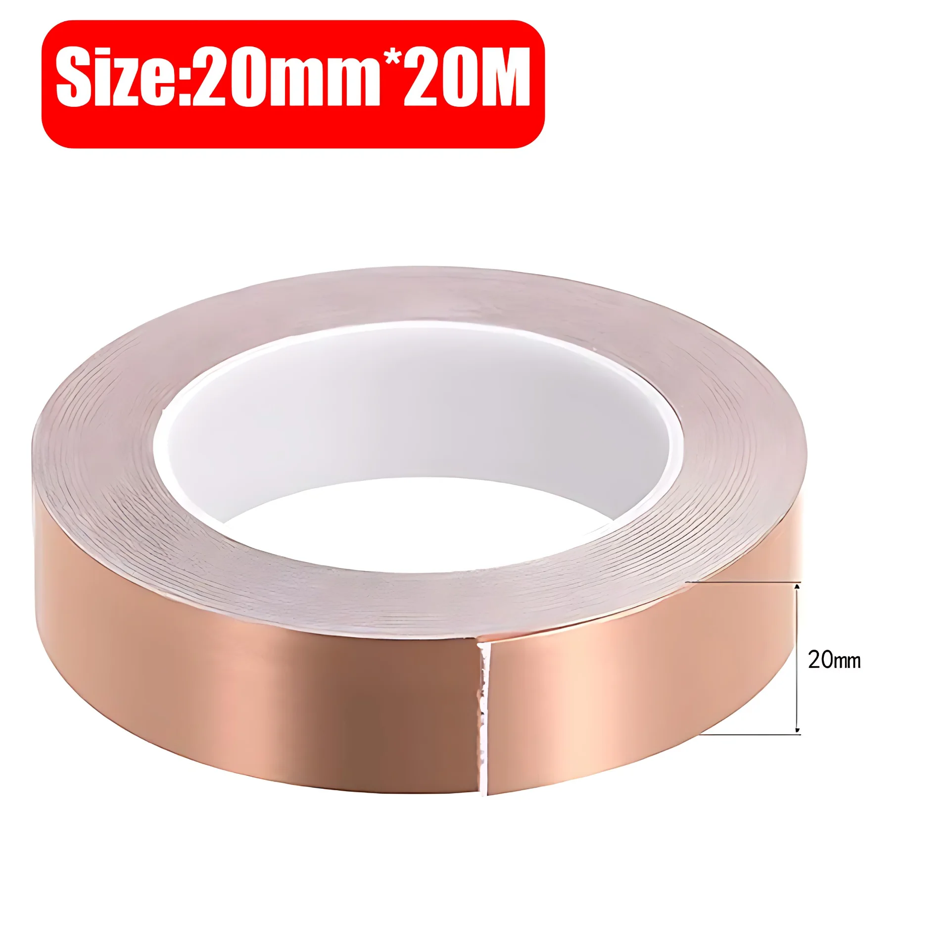 Double-Sided Conductive Copper Foil Tape for EMI Shielding and Electrical Repairs