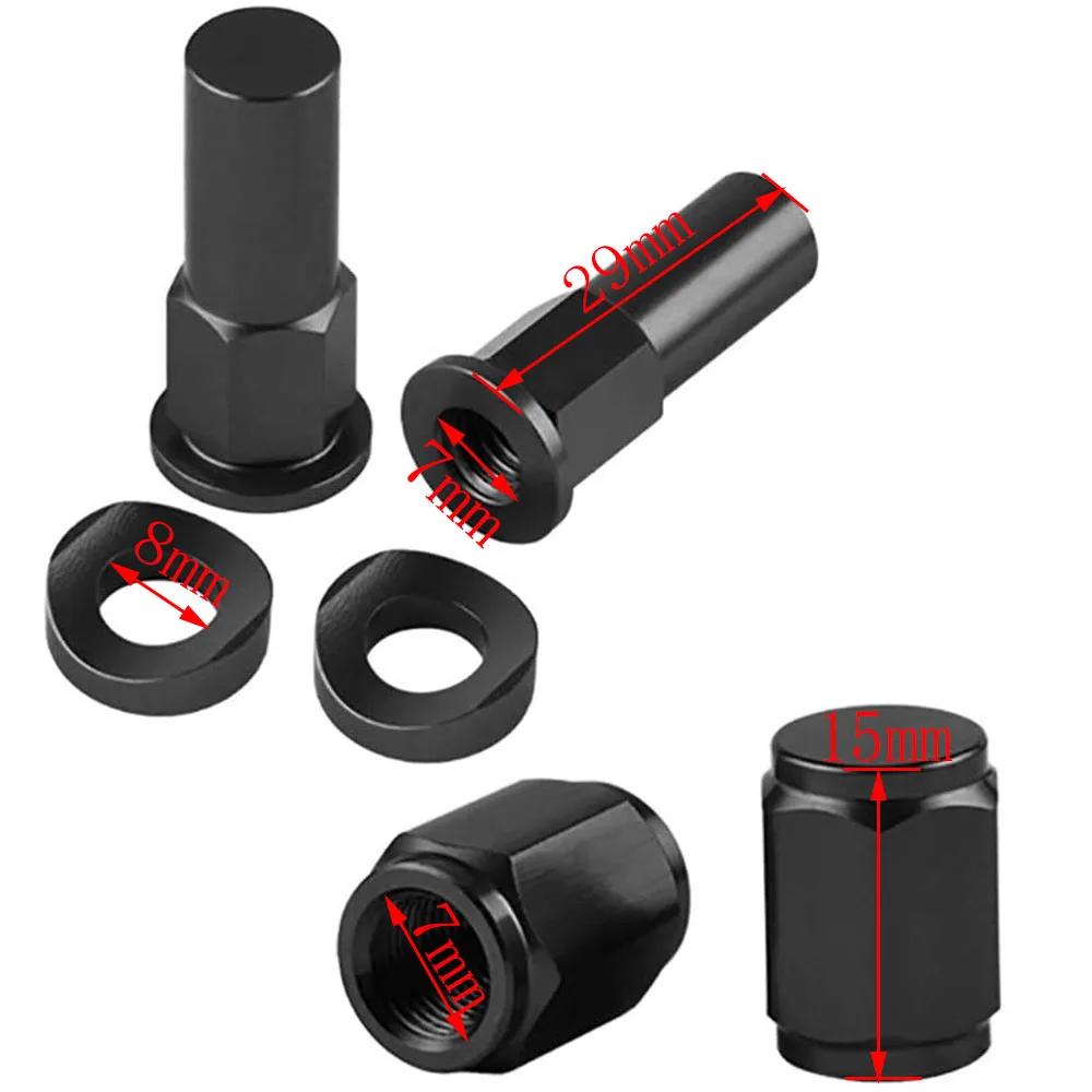 Dirt Bike Rim Lock Nuts Bolts Spacer Motocross Valve Cap For CRF 250R 450R 250X 450X 250 450 450RX 250RX CR 125 250 CR250 dirt bike rim parts motorcycle spokes motorcycle wheel valve stem