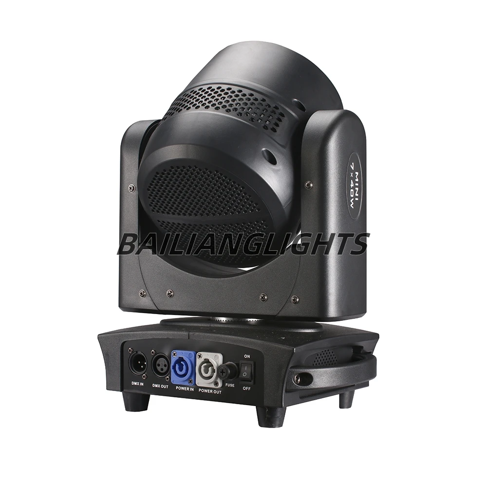 1-4PCS 7X40W RGBW 4IN1 LED Beam+Wash Zoom Eyes Bee Moving Head Light DMX Stage Light 4