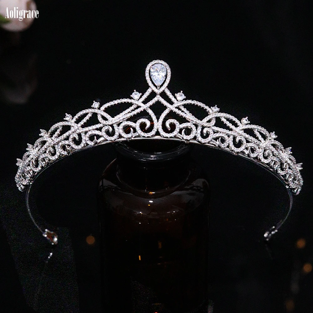 Cubic Zirconia Hair Accessories Cubic Zirconia Wedding Tiaras Tiara