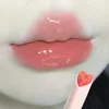 Water-light Lip Glaze Mirror Glitter Lip Tint Long Lasting Moisturising Love Heart Shape Solid Lipstick Pen Lips Makeup Cosmetic 6