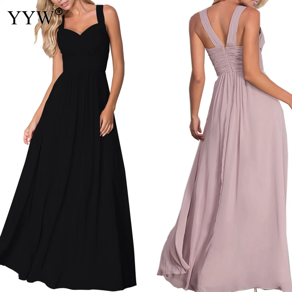 Evening Party Temperament Robe For Femme Women Elegant V Neck Long Dress Straps Vestidos Summer Holiday Boho Maxi Clothes 2022