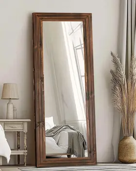 Solid Wood Floor Mirror 6