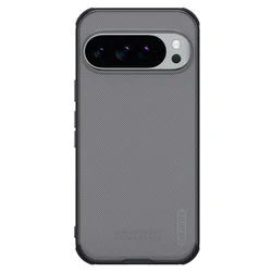 Nillkin Frosted Bumper TPU Soft Frame Case with 360° Camera Protection & Full Matte Finish for Pixel 10 (Clear Black)