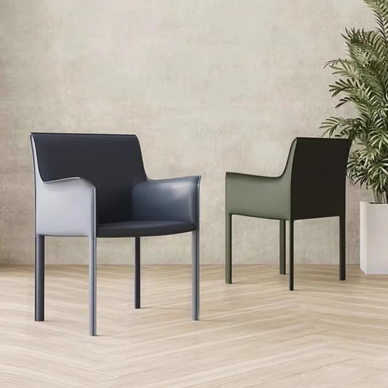 

French Garden Dining Chair Household Leisure Modern Minimalist Dining Chairs Desk Comfort Meble Ogrodowe Living Room Furniture