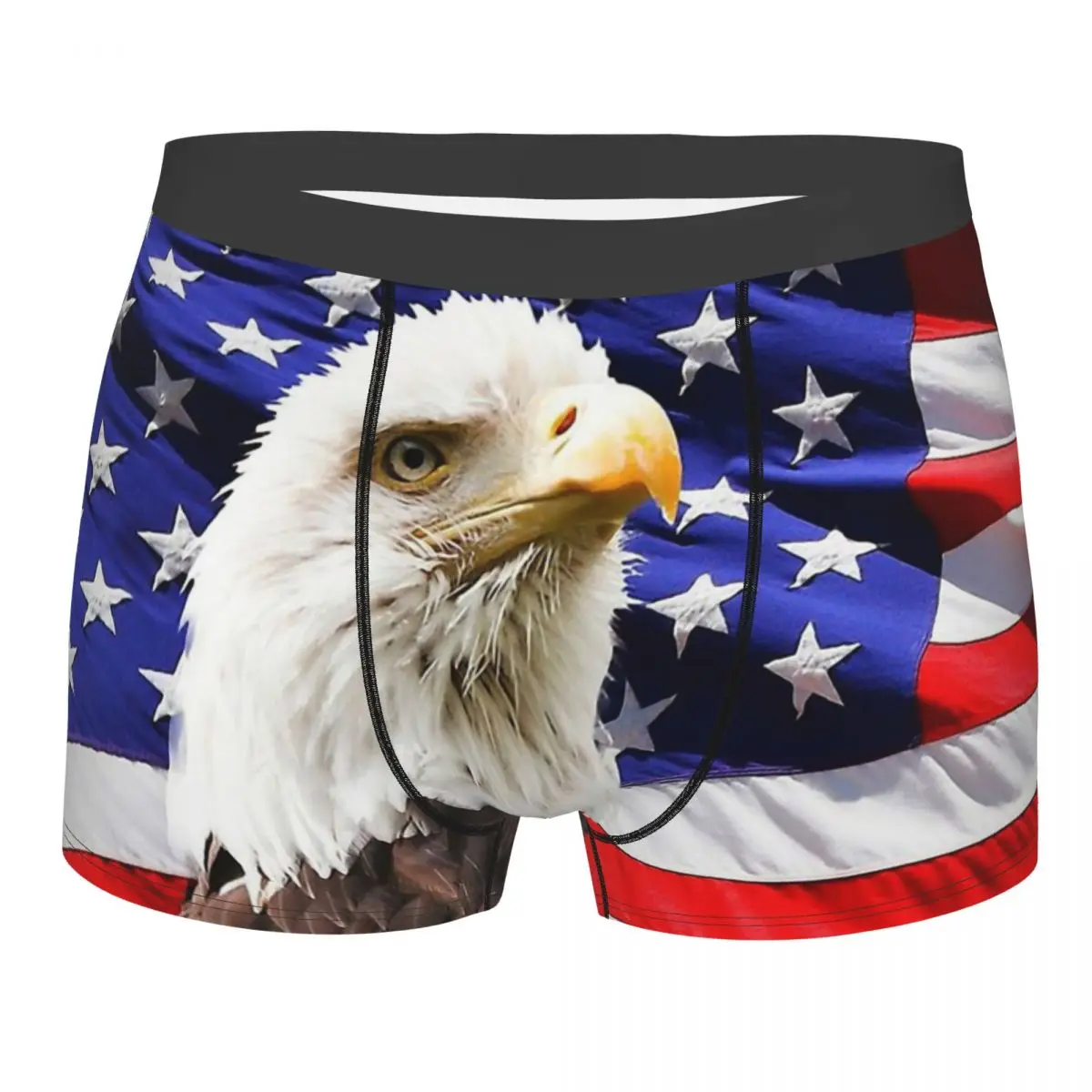 National Flag American Bald Eagle Underpants Cotton Panties Man Underwear Sexy Shorts Boxer Briefs