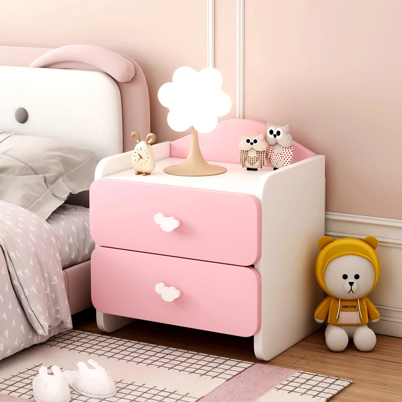 Bedside Table Small Lovely Bedroom Modern Simple Bedside Cabinet Mini Storage Cabinet