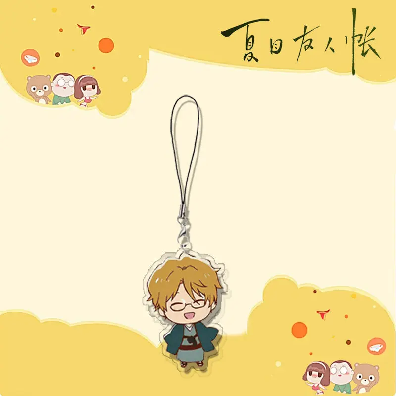 Natsume Yuujinchou 휴대폰 랜야드, Nyanko Sensei Natsume Takashi 카와이 아크릴 펜던트 스트랩, 걸이식 귀여운 로프 장식