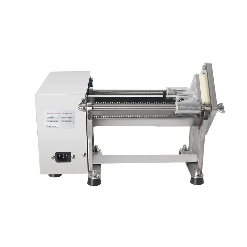 Electric Potato Chip Cutter Stainless Steel Carrot Slicer Horizontal Commercial Electric Potato Chip Machine Chopper 6
