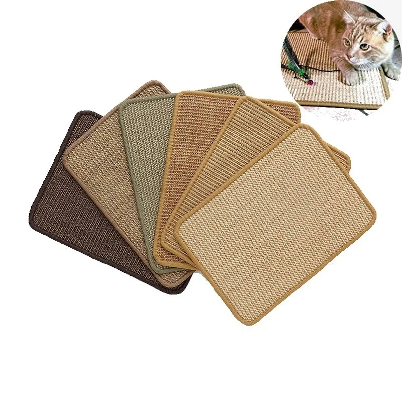

Подкладка для кошачьих лап Sisal, антиразборный Коврик Для Кошачьих лап, защита дивана, мебельная подкладка, случайный цвет