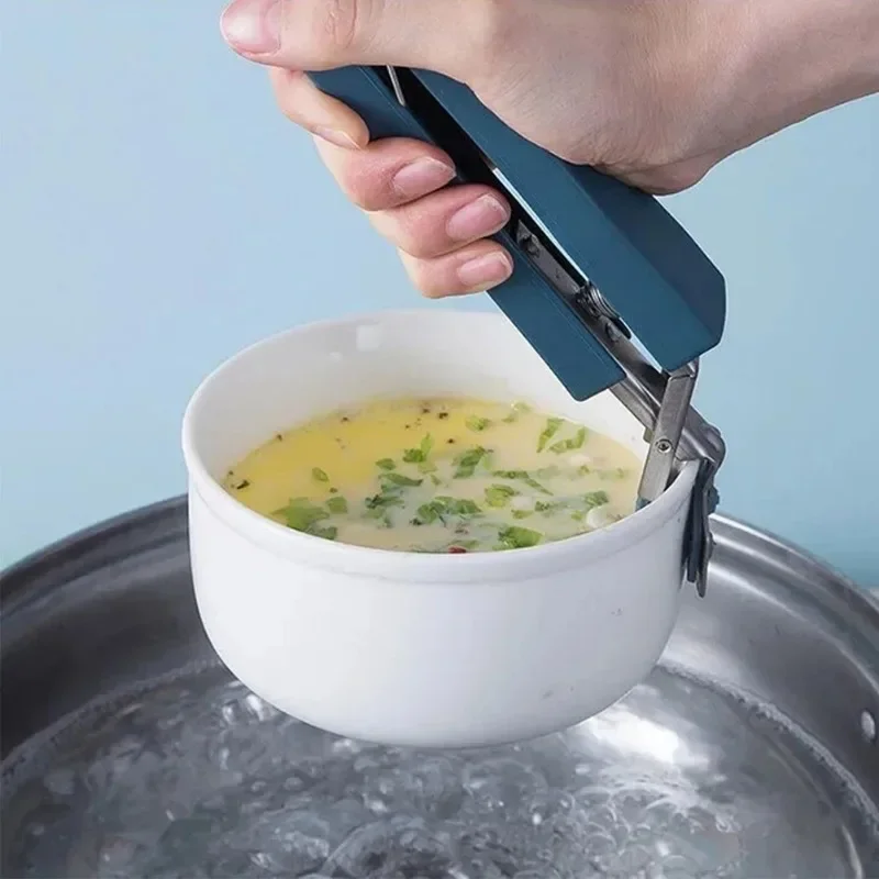 Clamp Spoon Holder Cutlery Kitchen Things Clip Clamps Pots Stainless Kitchen and Home Utensils for Cooking Steel Anti-slip Dish