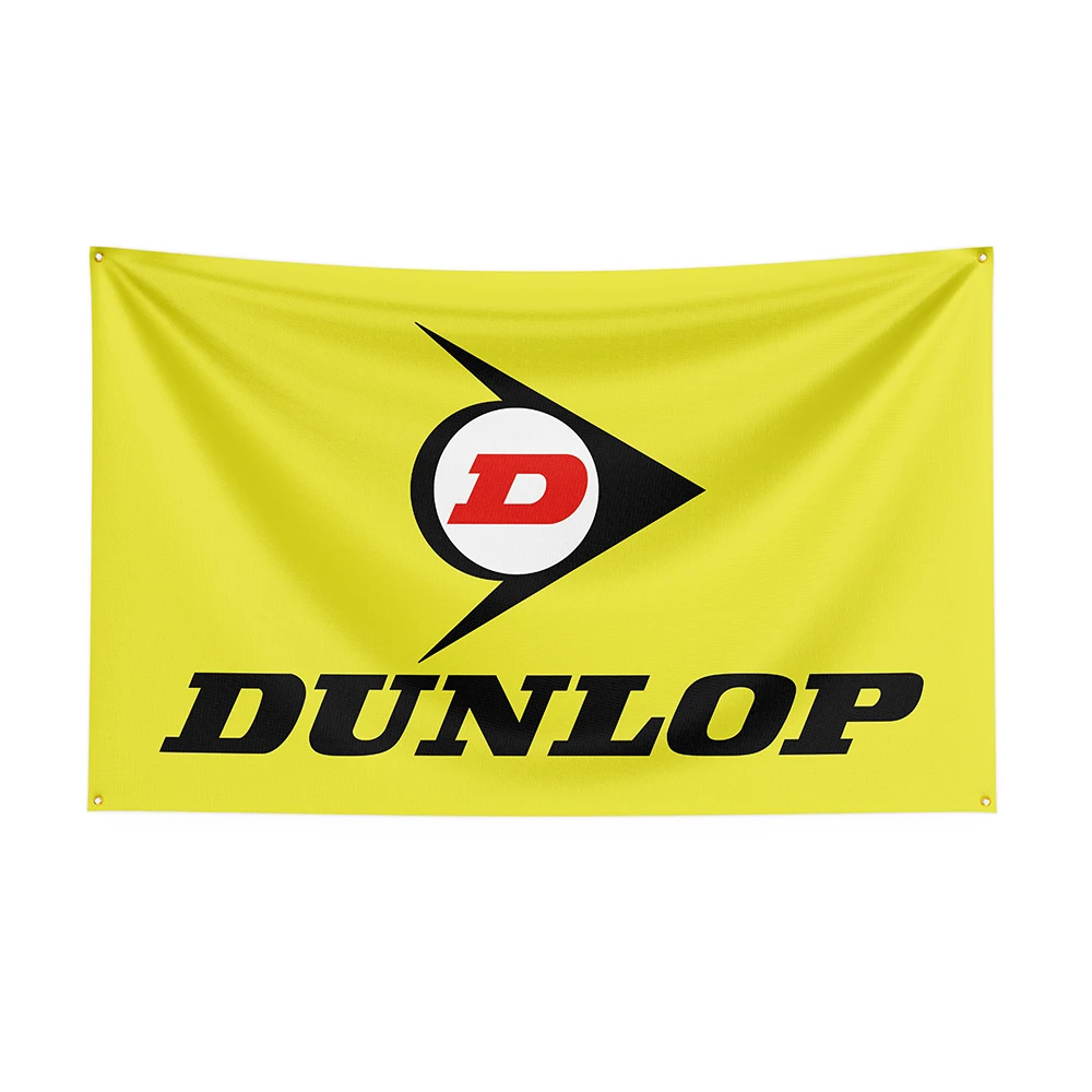 

3X5FT Dunlops Flag Polyester Printed Racing Car Banner For Decor -ft Flag Decor,flag Decoration Banner Flag Banner