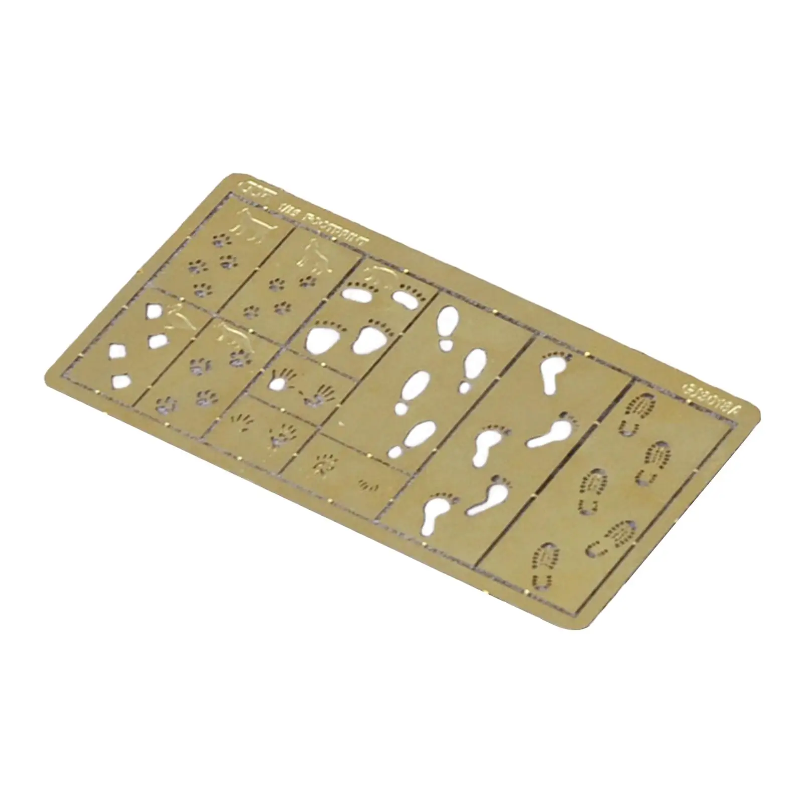 Model Painting Template Cover Paint Stencils Stenciling Plate Etching Sheet for