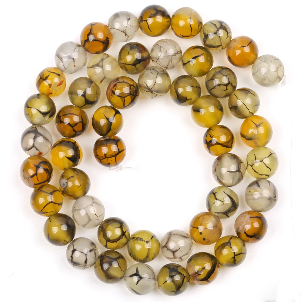 Vibrant Natural Stone Beads - Multi-Size Colorful Jaspers & Turquoises for DIY Jewelry & Bracelets