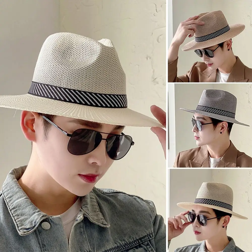 

Breathable Fisherman Hat Simple Wide Brim Anti UV Sun Visor Cap Bucket Hat Summer