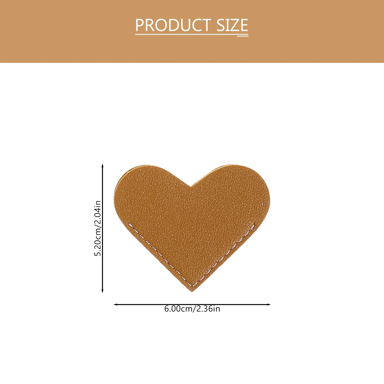Heart Shape Bookmark for Kids magnetic bookmark,bookmarks stationery supplies 6 Pcs