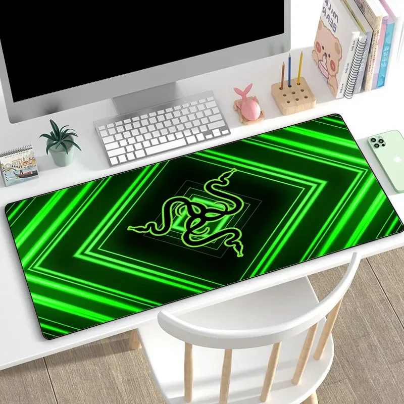 

Razer Keyboard Pad Deskmat Gaming Mousepad Gamer Mouse Pad Cartoon Rubber Mat Gaming Desk Accessories Mause Anime Pc Pads Mice